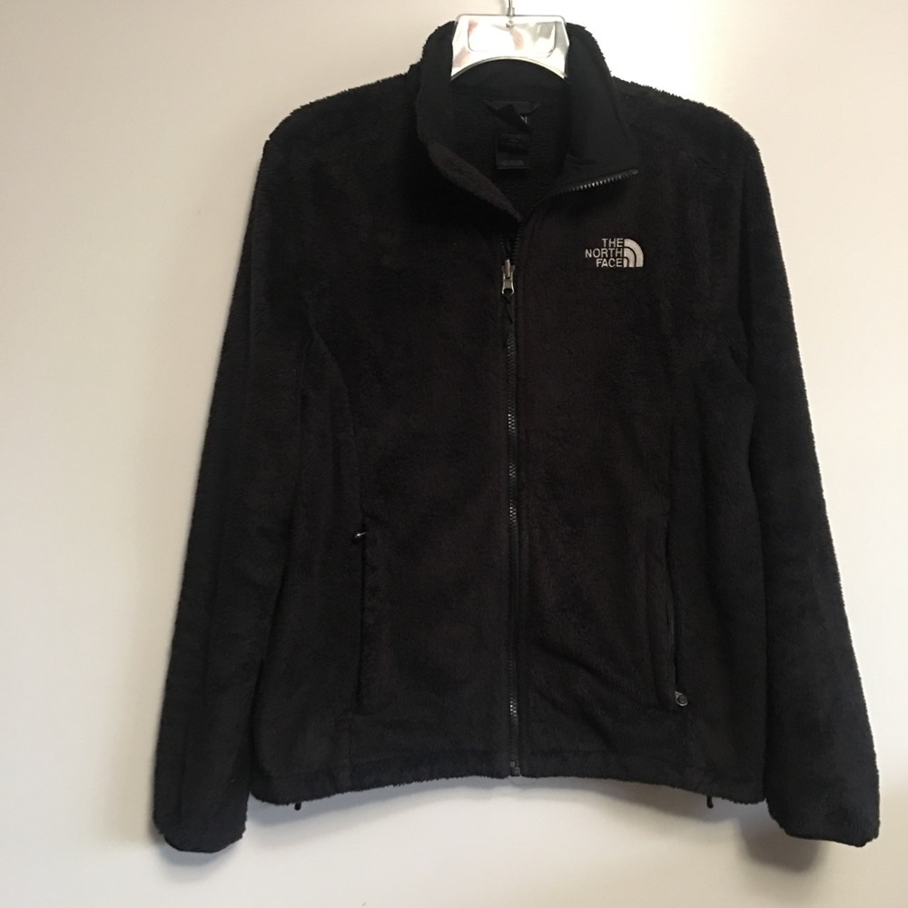 The North Face Osito Black Zip Fleece Jacket Sz M